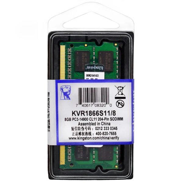 Kingston-RAM DDR3 4Go 8Go 16Go  PC3/PC3L-10600 PC3/PC3L-12800 PC3/PC3L-14900 pour ordinateur portable