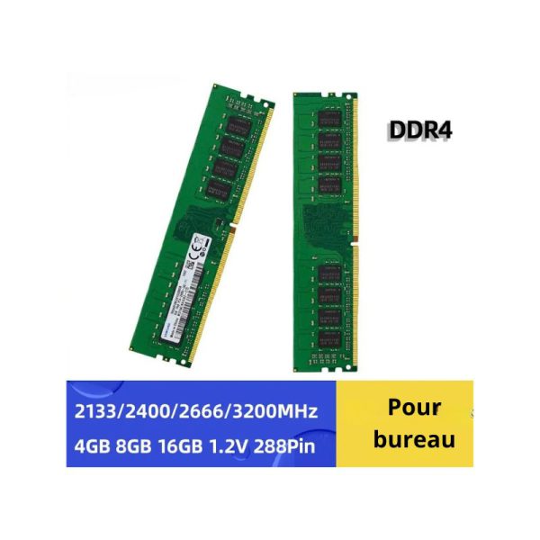 Mémoire RAM, DDR4 l 4 Go l 8 Go l 16 Go l pour ordinateur bureau-occasion